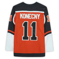 P.Flyers #11 Travis Konecny   2020-21 Reverse Retro Orange Stitched American Hockey Jerseys