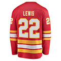 C.Flames #22 Trevor Lewis Home Breakaway Player Jersey Red Stitched American Hockey Jerseys