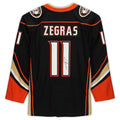 A.Ducks #11 Trevor Zegras    Jersey Black Stitched American Hockey Jerseys