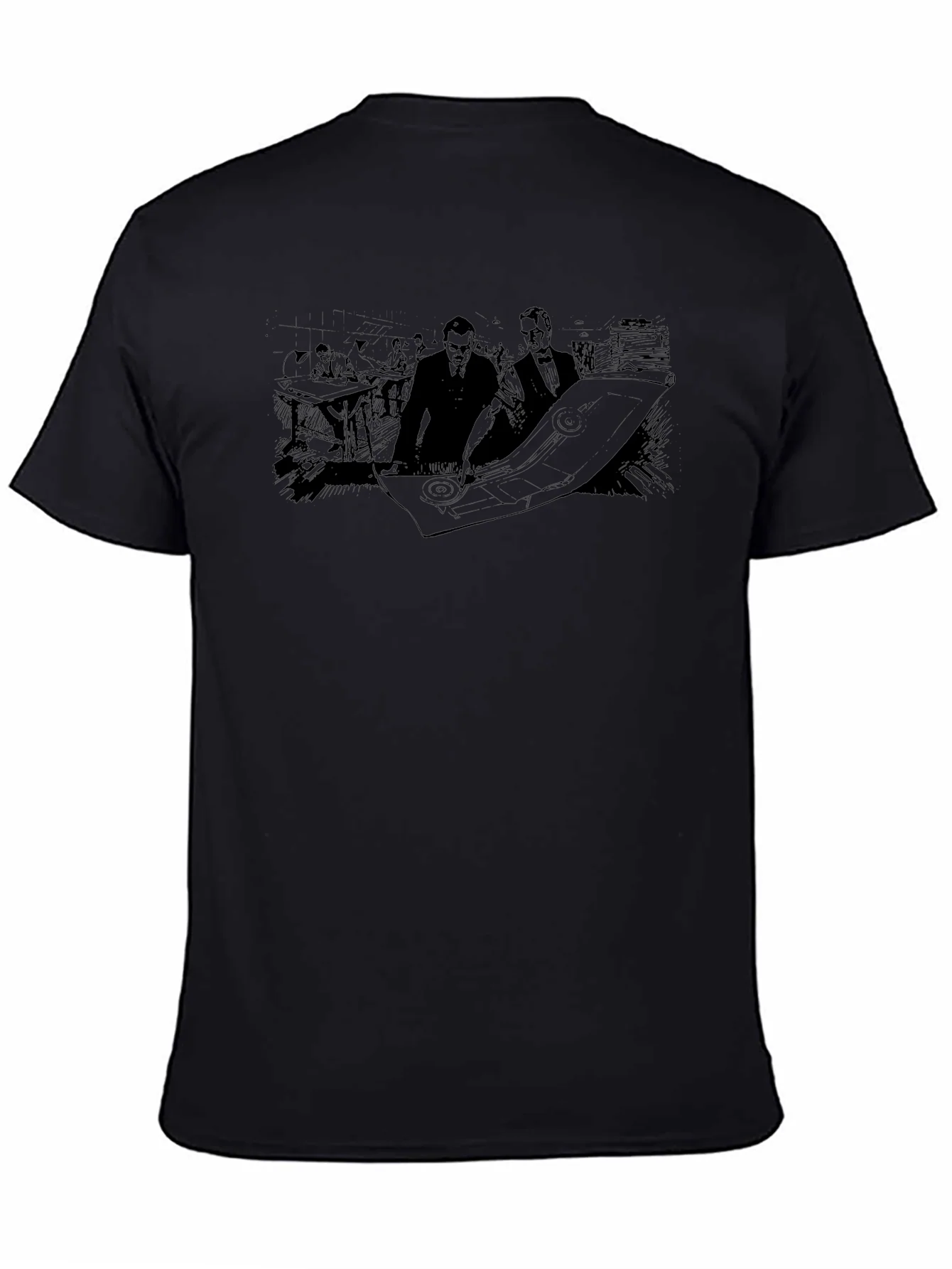 Blueprint Graphic Tee - Mens Black Short Sleeve