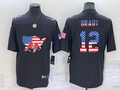 Men's Tampa Bay Buccaneers Tom Brady #12 Black Player jersey