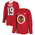 Jonathan Toews Chicago Blackhawks   Practice  Jersey - Red