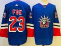 Men's New York Rangers Adam Fox #23 Blue Game jersey