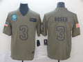 Men's Miami Dolphins Josh Rosen #3 Brown Game jersey