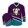 Men's Anaheim Ducks Purple/Blue Line Blank Player jersey