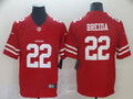Men's San Francisco 49ers Matt Breida #22 Red Game jersey