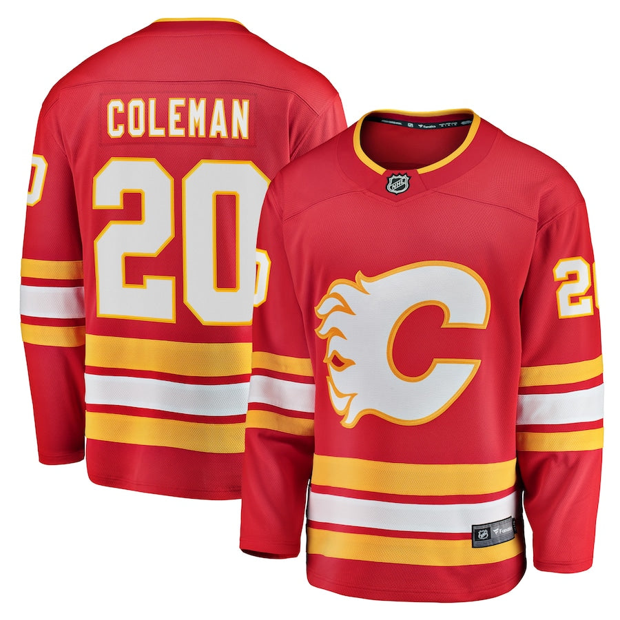 Blake Coleman Calgary Flames   Home Breakaway  Jersey - Red