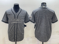 Men's Los Angeles Rams Gray Blank jersey