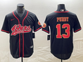 Men's San Francisco 49ers Brock Purdy #13 Black Fashion jersey Joint Edition