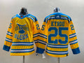 Men's St. Louis Blues Jordan Kyrou #25 Yellow Breakaway Player jersey