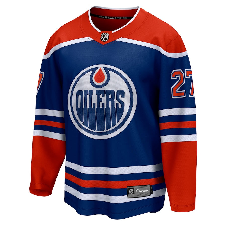 Brett Kulak Edmonton Oilers   Home Breakaway  Jersey - Royal