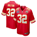 Men's Kansas City Chiefs Nick Bolton #32 Red Super Bowl LVIII Game jersey