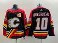 Men's Calgary Flames Jonathan Huberdeau #10 Black Breakaway Player jersey