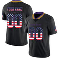 Custom B.Raven Stitched American Football Jerseys Personalize Birthday Gifts Black Jersey