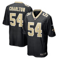 Taco Charlton New Orleans Saints Nike Game   Jersey - Black