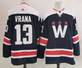 Men's Washington Capitals Jakub Vrana #13 Navy Home Breakaway Player jersey