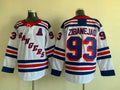Men's New York Rangers Mika Zibanejad #93 White Player jersey
