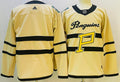 Men's Pittsburgh Penguins Yellow Blank Player Jersey1