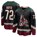 Men's Arizona Coyotes Travis Boyd #72 Black Home Breakaway Player jersey