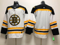 Men's Boston Bruins White Breakaway Away Blank jersey