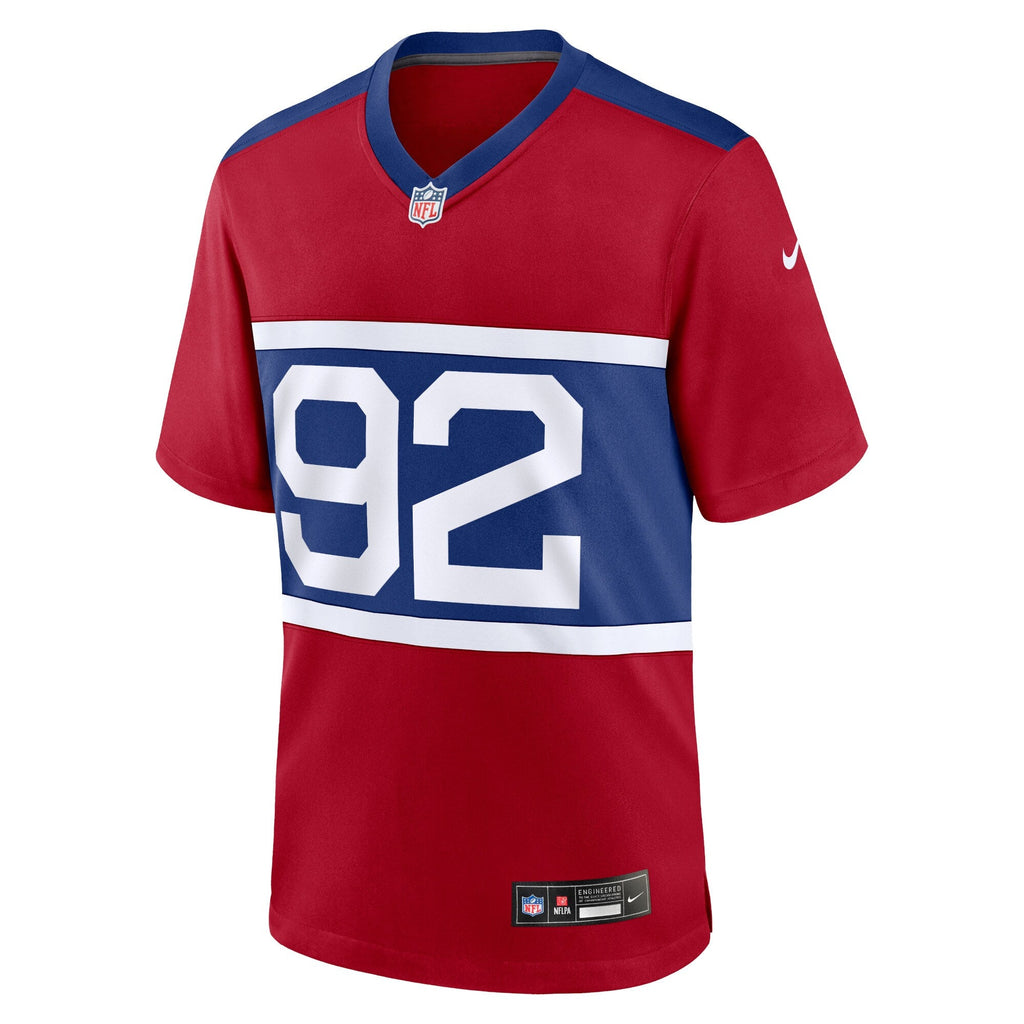 Michael Strahan New York Giants Nike Alternate Retired   Game Jersey - Century Red
