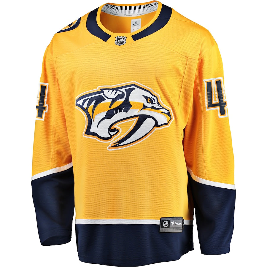 Kiefer Sherwood Nashville Predators   Home Breakaway  Jersey - Gold
