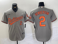 Men's Baltimore Orioles Gunnar Henderson #2 Gray Limited Player jersey