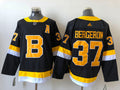 Men's Boston Bruins Patrice Bergeron #37 Black Player jersey
