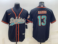 Men's Miami Dolphins Dan Marino #13 Black Game jersey Joint Edition