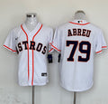 Men's Houston Astros Jose Abreu #79 White Home Replica Player jersey
