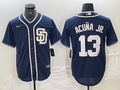 Men's San Diego Padres Manny Machado #13 Navy Limited Player jersey