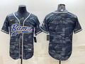 Men's Los Angeles Rams Grey Camouflage Blank jersey
