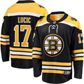 Men's Boston Bruins Milan Lucic #17 Black Replica Player jersey