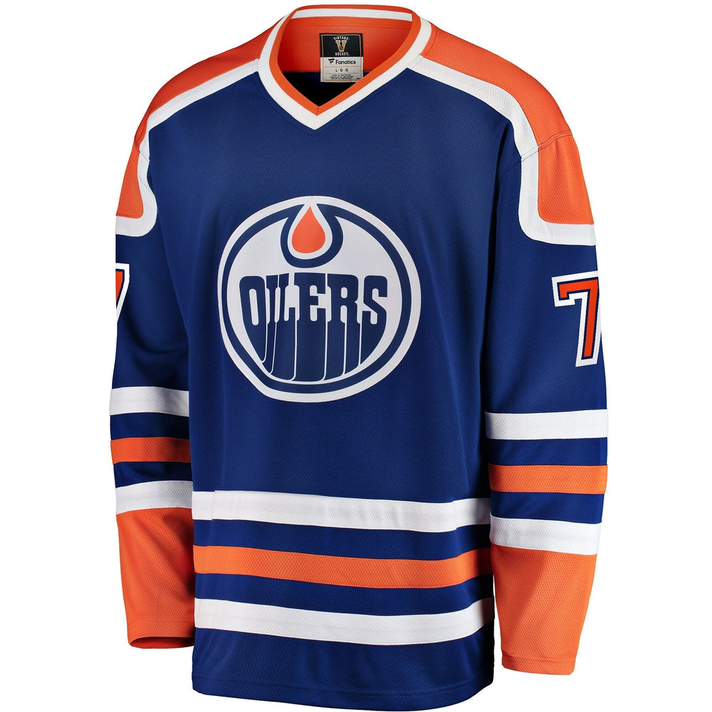 Paul Coffey Edmonton Oilers   Premier Breakaway Retired  Jersey - Blue