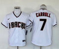 Men's Arizona Diamondbacks Corbin Carroll #7 White Limited Player jersey