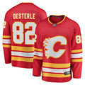 Jordan Oesterle Calgary Flames   Home Breakaway Jersey - Red