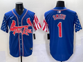 Men's St. Louis Cardinals Ozzie Smith #1 Royal Replica Game Jersey