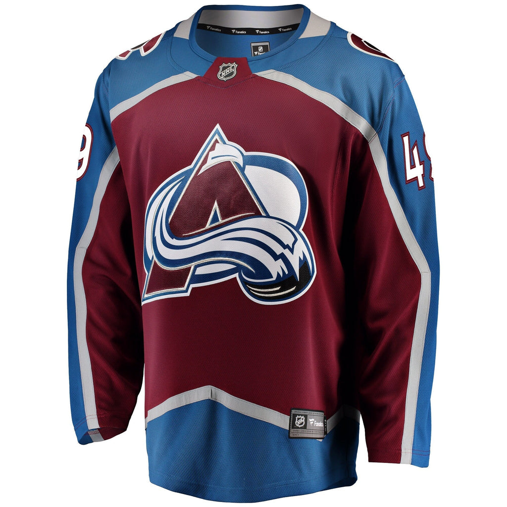 Samuel Girard Colorado Avalanche   Breakaway  Jersey - Burgundy