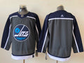 Men's Winnipeg Jets Light Gray Blank jersey