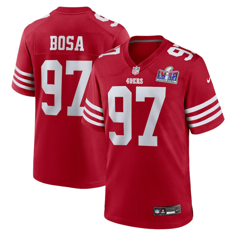Men Xavier Worthy Red LIX Championship Game Stitched Jersey