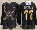 Men's Tampa Bay Lightning Victor Hedman #77 Black Player jersey