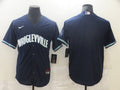 Men's Chicago Cubs Navy City Connect Replica Blank jersey