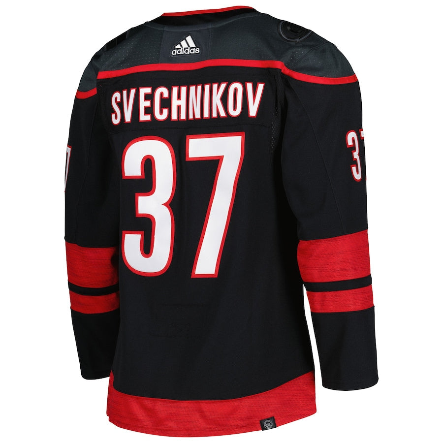 Andrei Svechnikov Carolina Hurricanes   Home Primegreen   Jersey - Black