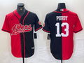 Men's San Francisco 49ers Brock Purdy #13 Red/Black Game Player jersey Joint Edition
