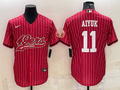 Men's San Francisco 49ers Brandon Aiyuk #11 Red Player jersey Joint Edition