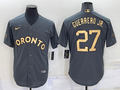 Men's Toronto Blue Jays Vladimir Guerrero Jr. #27 Gray Replica Player jersey