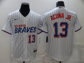Men's Atlanta Braves Ronald Acuna Jr. #13 White Stitched Jersey1 City Edition
