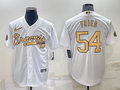 Men's Atlanta Braves Max Fried #54 White Stitched jersey