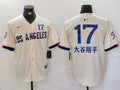 Men's Los Angeles Dodgers Shohei Ohtani #17 Cream 2024 City Connect Game jersey