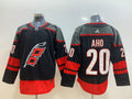 Men's Carolina Hurricanes Sebastian Aho #20 Black Home Breakaway  Player jersey